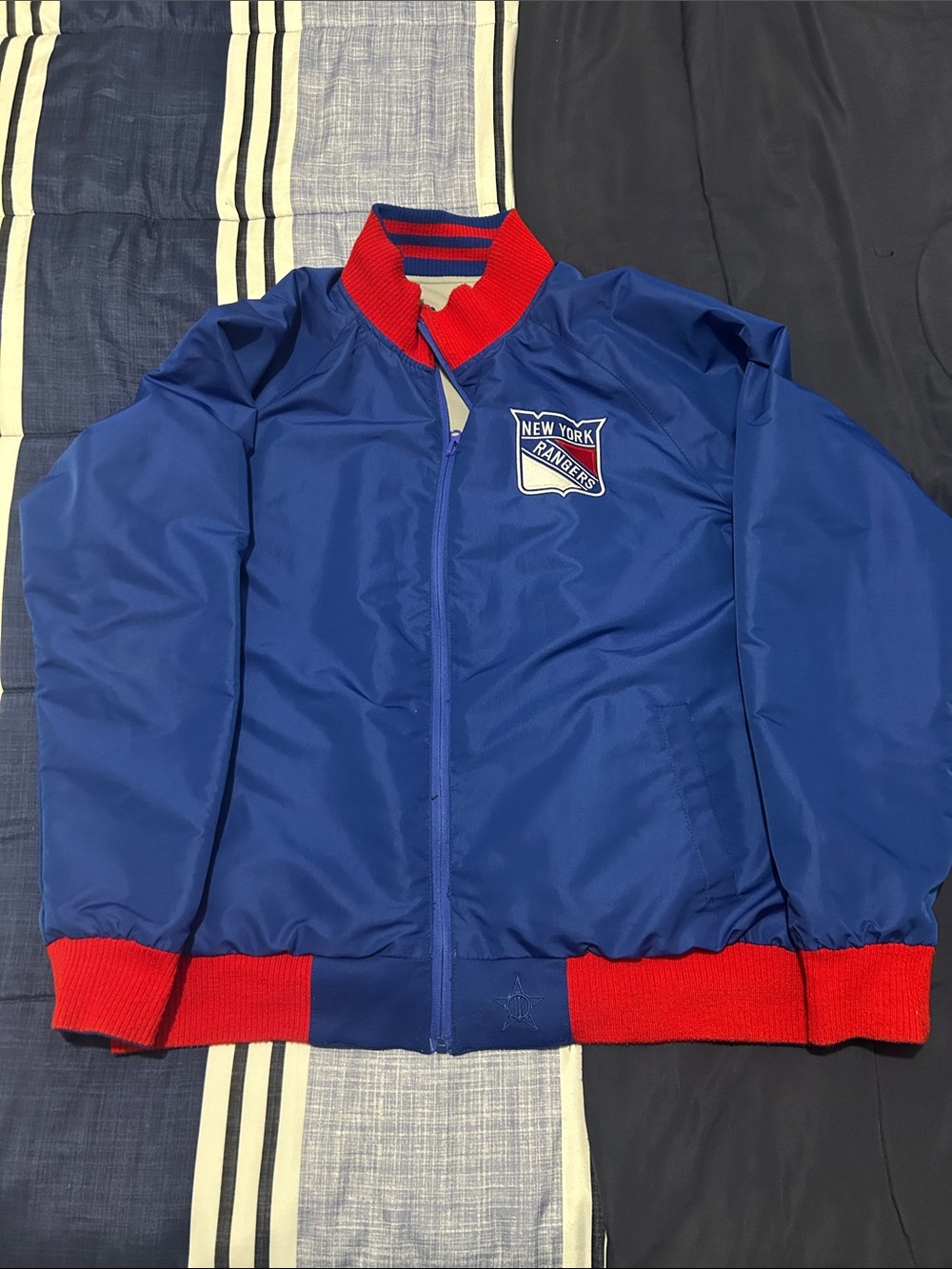 NY Rangers Two-Sided Zip-Up Jacket